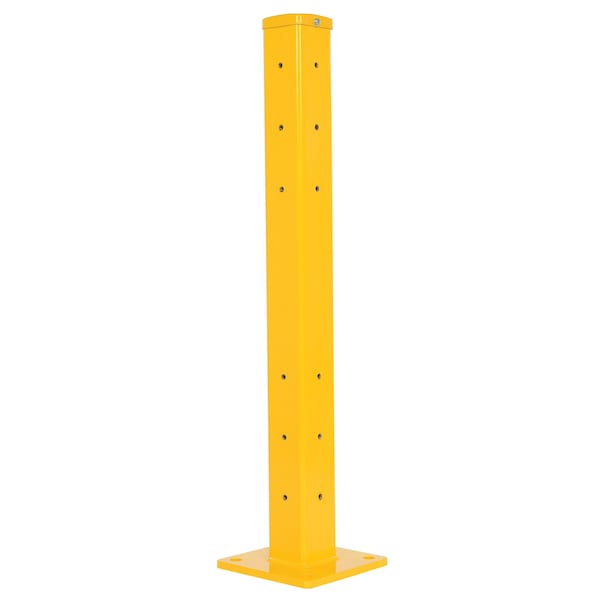 Vestil Rigid Tube Post 43.125 In Drop-In Style-Yellow GR-F2R-DI-TP42-YL - main